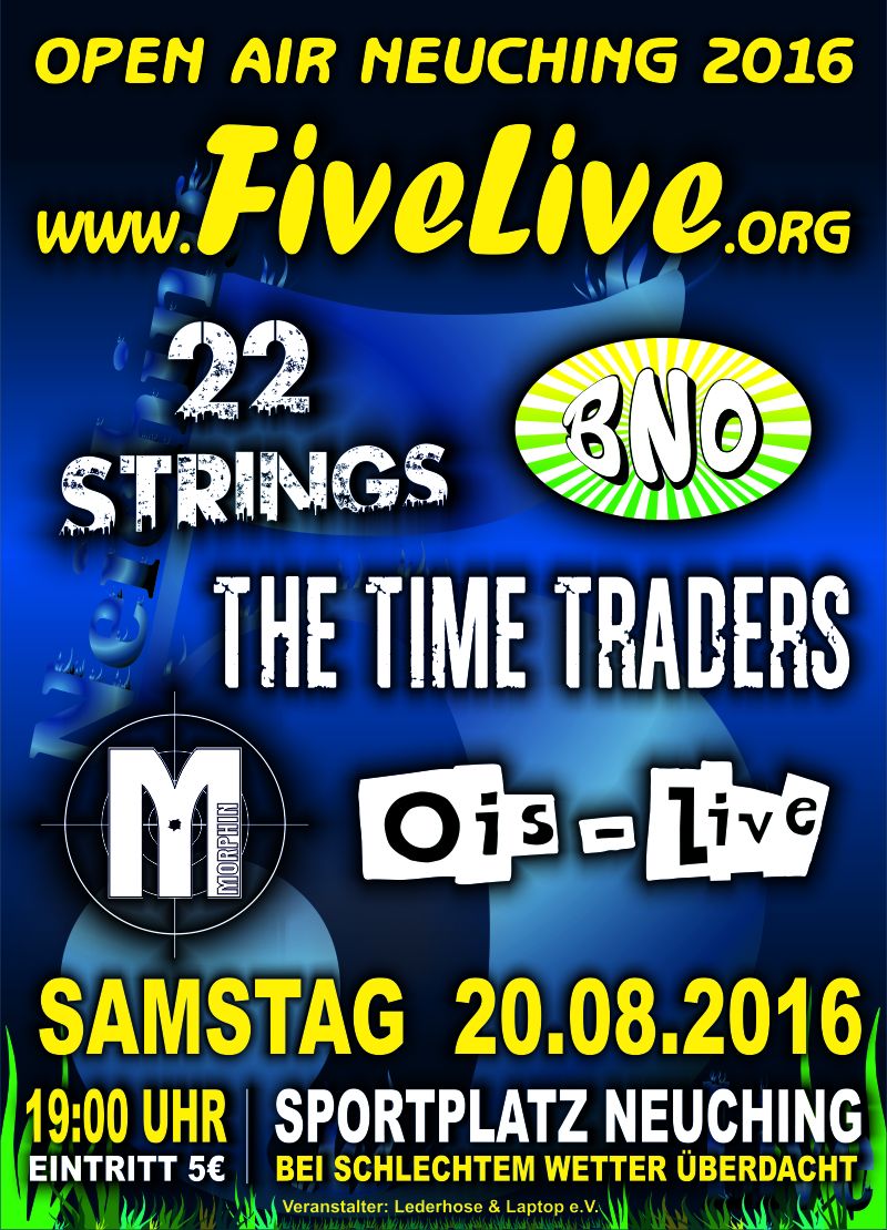 FiveLive Poster 20. August 2016